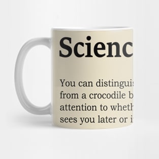 Funny Science Tip Crocodile Alligator Mug